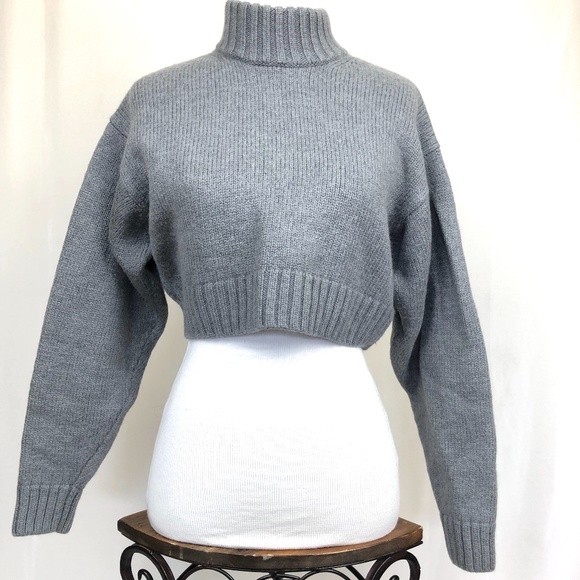Wilfred Free Sweaters - -SOLD-Wilfred Free Merino Wool Cropped Turtleneck